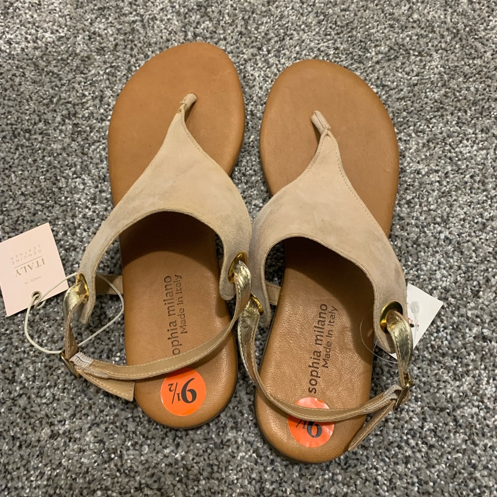 Tan/canal colored sandals